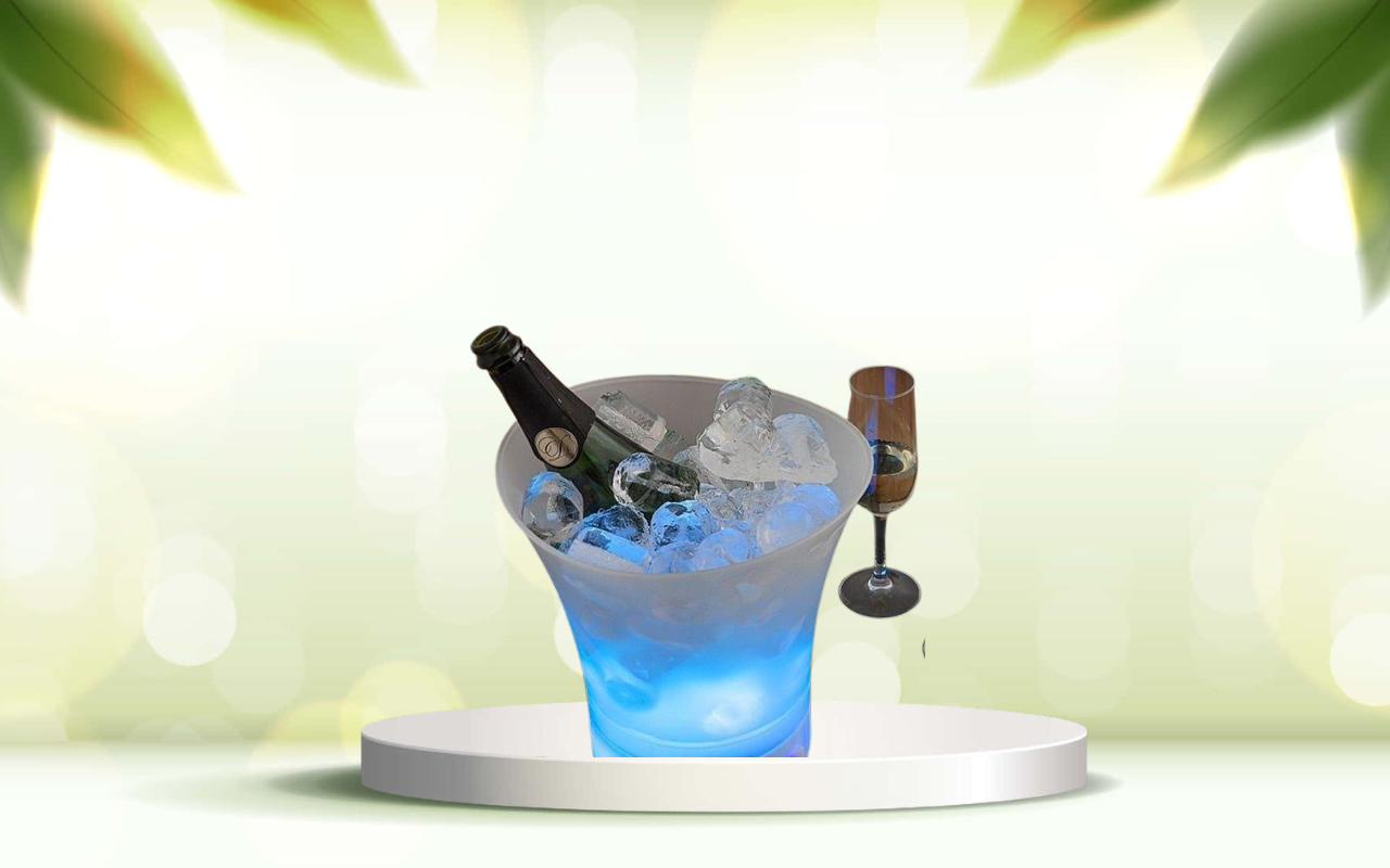 Rendi unica la tua festa con il secchiello LED Bluetooth per champagne e ghiaccio